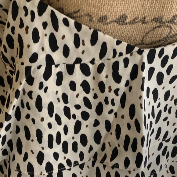 New J. Crew silk leopard print cami size 12 tank career party tank top layer - Picture 10 of 14